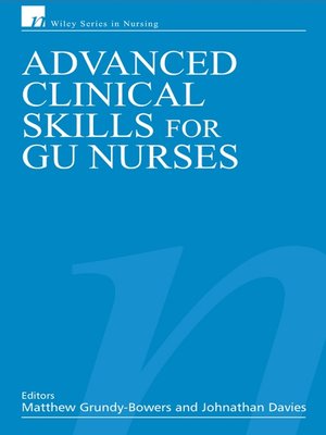 cover image of Advanced Clinical Skills for GU Nurses